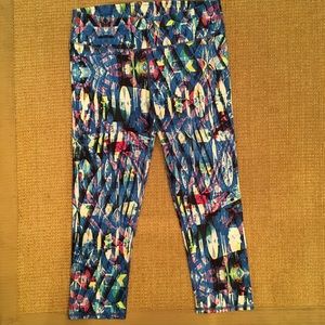 Multicolored Patterned Fabletics Leggings